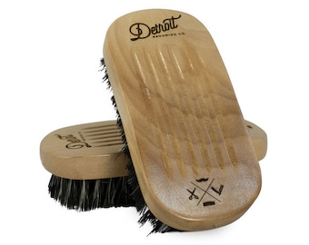 Firm Military Boar Bristle Brush - Detroit Grooming Company