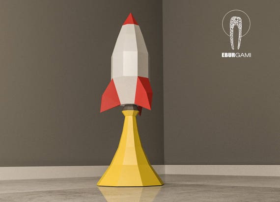 Download Rocket Papercraft 3D Paper Craft Rocket Launch Rocket Ship