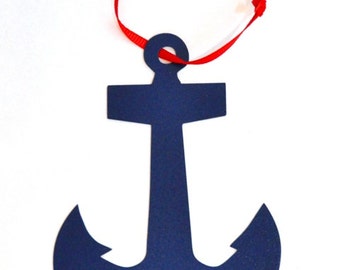 Navy Anchor ornament