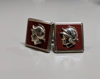Vintage Swank Roman Soldier Cufflinks