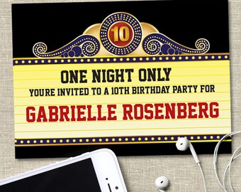 Broadway invitations | Etsy