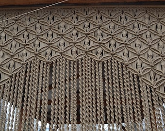 Macrame handmade door curtains