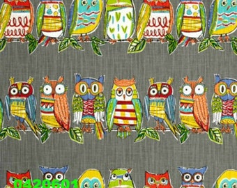 18" x 18" Richloom R Gallery Hoot Owls Mercury Pillow Cover