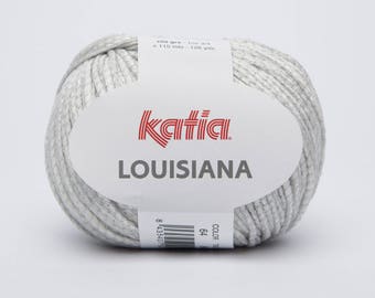 Louisiana cotton Katia wool gray 64
