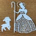 Little Bo Peep die cuts x 4