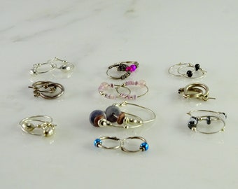 10 Pair Sterling Earrings(lot2)
