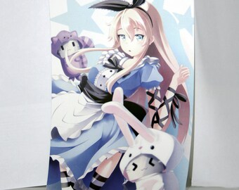 Kantai Collection Shimakaze - Alice in Wonderland cosplay A5 print