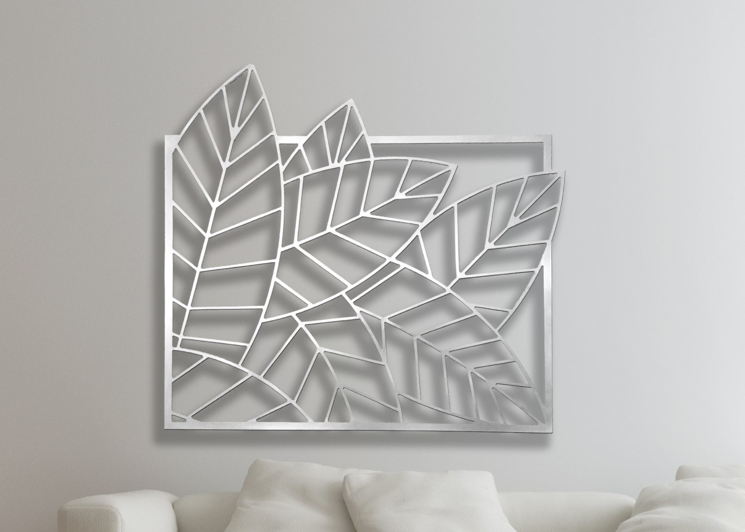 Laser Cut Metal Decorative Wall Art Panel Sculpture for Home