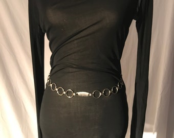 1970’s Chain belt nickel silver