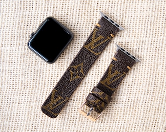 etsy louis vuitton apple watch strap