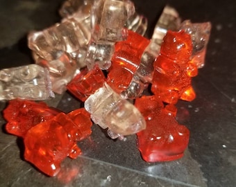 White and blush wine gummy bears