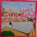 Furoshiki, cat fabric, plum, furoshiki, wrapping cloth, Japanese fabric, cotton fabric, Cat tapestry, Wall Hanging, Free shipping