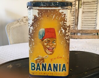Old box "Banania".