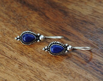 Lapis Lazuli Drop Earrings