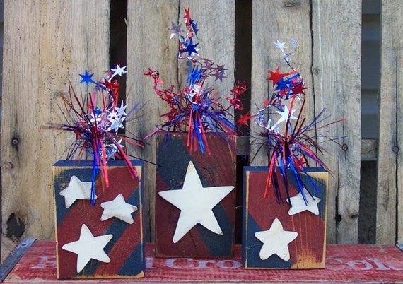 Items similar to 4th of July Firecracker 2x4 Wood Craft ...