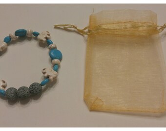 Lava Stone Essential Oil Diffuser Bracelet
