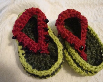 Watermelon Flip Flops
