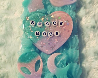 Space Babe iPhone 6/s Plus Decoden Phone Case