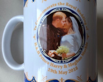 Prince Harry & Meghan Markle Royal Wedding 19th May 2018 - wedding Day Mug