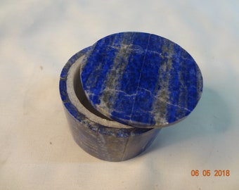 LAPIS LAZULI pill box - International FREE Shipping