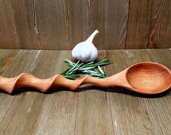 Twisted Handle Serving Spoon