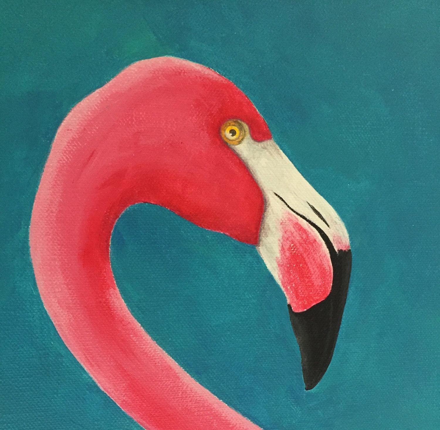 american flamingo painting autobahn