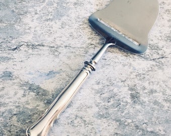 Cheese Slicer Plane SPAR Mid Century Modern Silverplate Handle Stainless Blade MCM
