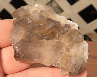 Natural Smokey Quartz Cluster