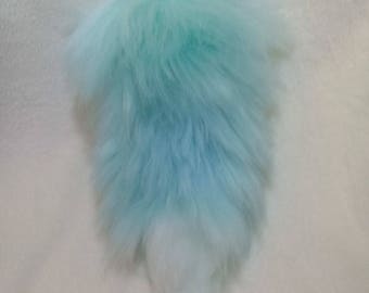 11" Mint Fox Yarn Tail