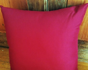 Burgundy Colour Soft Microfibre Cushion Cover 40cm x 40cm
