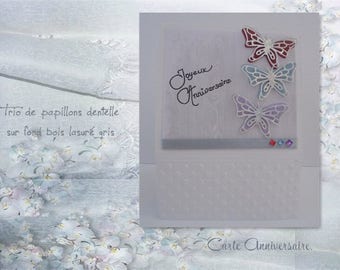 Flight of butterflies trio lace