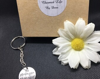 Be Stronger Than The Storm Keychain