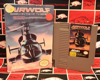 Nintendo Entertainment System Game in Box - 3D World Runnder - Airwolf - Bandi Golf - Trick Shooter - Bill Elliots Nascar - NES Game