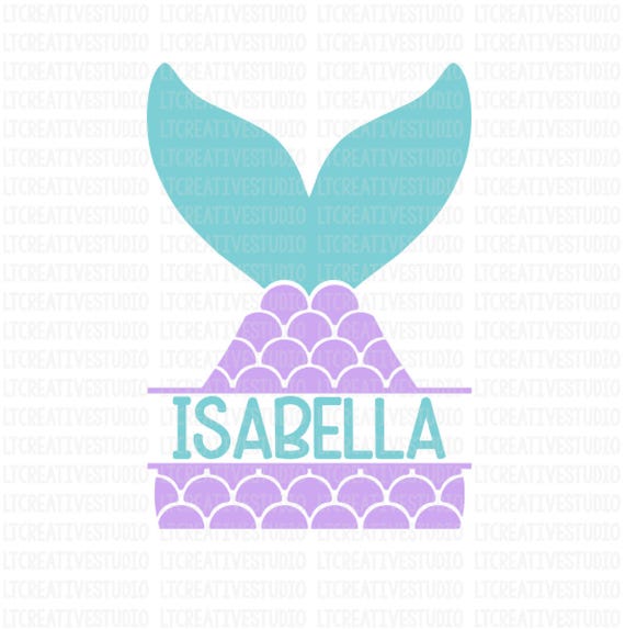 Free Free 262 Mermaid Tail With Name Svg SVG PNG EPS DXF File