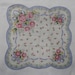 Vintage Hankie Never Used 1950's Floral Design