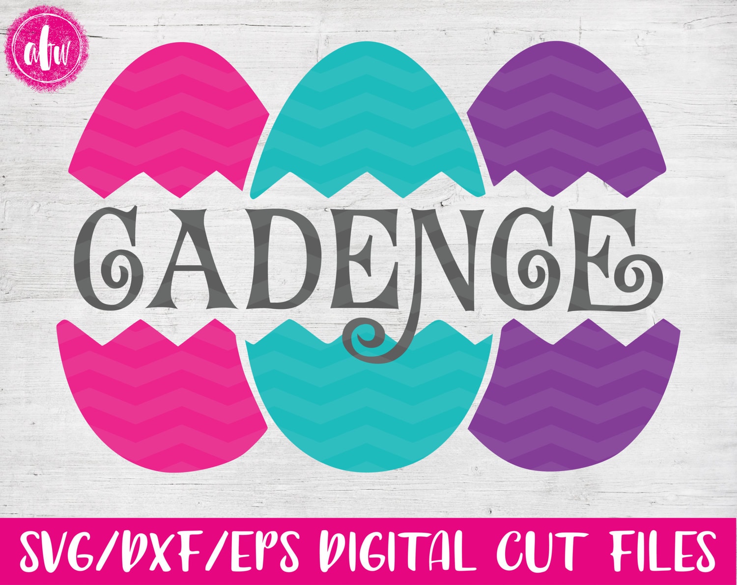 Download Split Cracked Easter Eggs SVG DXF EPS Cut File Vector