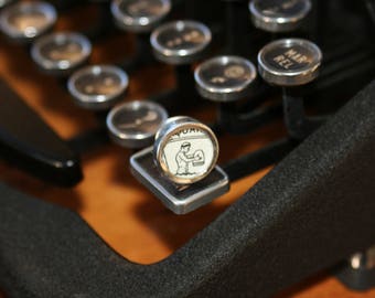 Aquarius Typewriter Key Pin