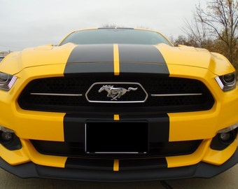 2015 2016 2017 Mustang 10" PLAIN Rally Stripe Stripes graphics set