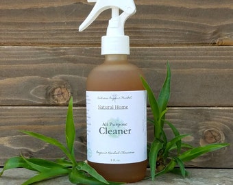 Organic Household Cleaner, All Purpose Cleaner, Antibacterial Cleaner, Natural Cleaning Spray, Kitchen Cleaner, Bathroom Cleaner, Vegan