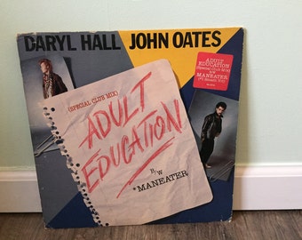 Daryl Hall and John Oates "Adult Education" vinyl record