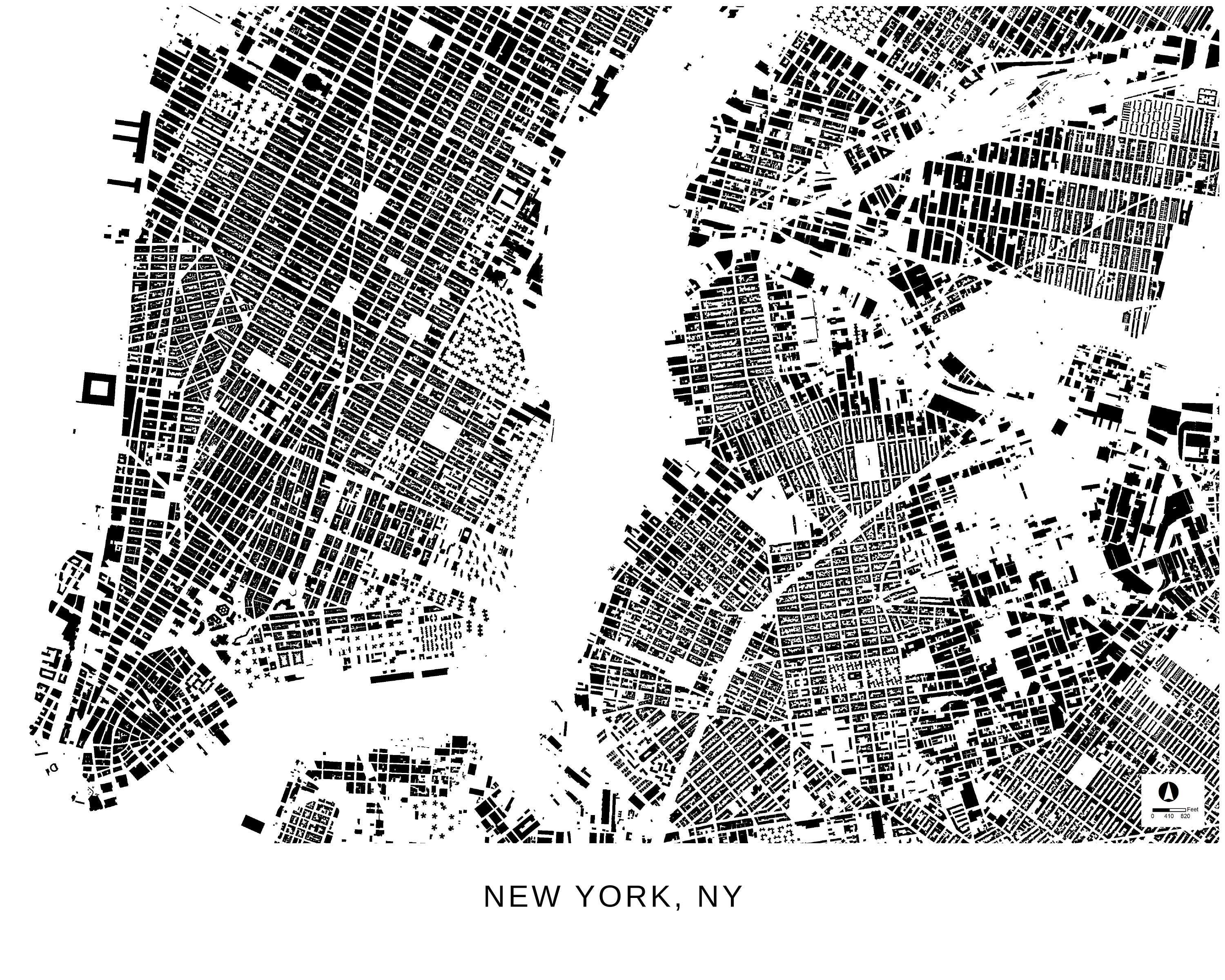 New York Figure Ground Map