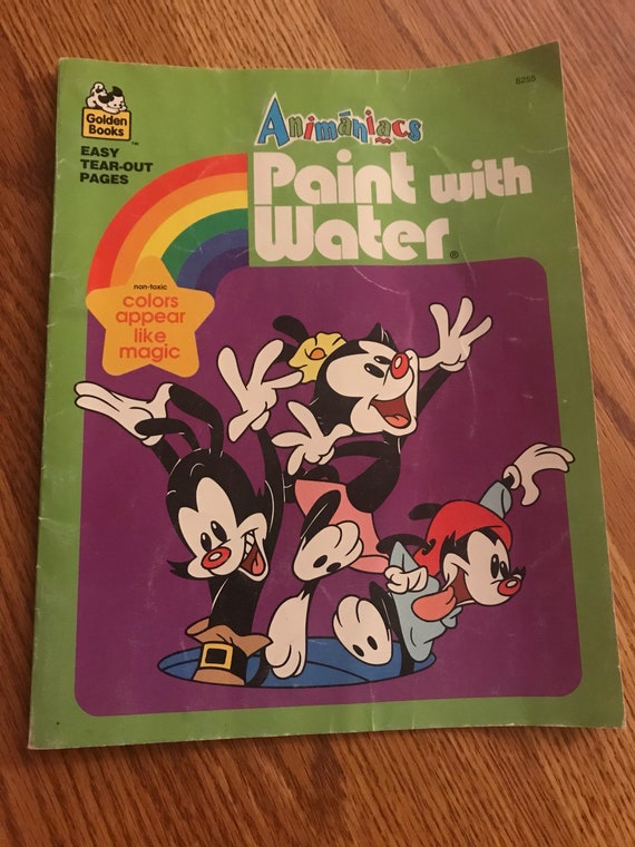 Animaniac paint with water coloring book Animaniac paint with water coloring book