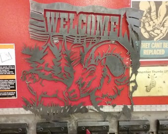 Ram Welcome Wall Hanging