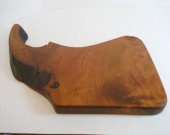 Black Cherry Serving Board with Natural Edge