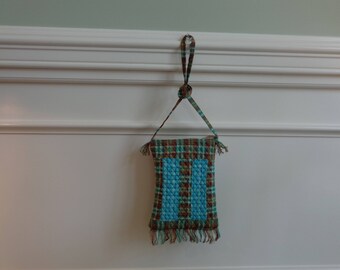 purse, bag, child, gift, Christmas gift, tween, groovy blue, fringe purse