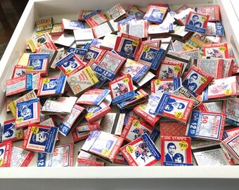 Vintage Lot 100 Matchbooks Charles & Diana- JFK - Mickey Mouse- American Revolution