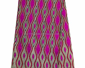 Wedding Metallic fabric, purple/ Fabric by the yard/ Wholesale fabric /Glitter African Fabric / Ankara fabric/ Ankara Cloth/ WP934B