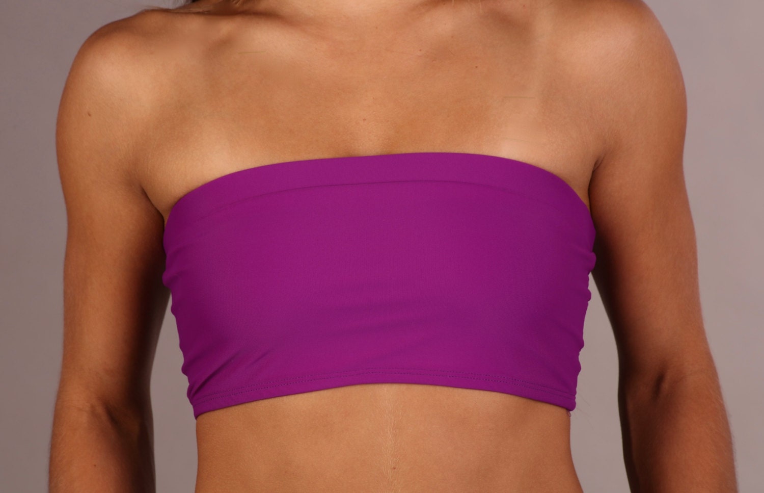 Bandeau Bra, Bandeau Top, Yoga Bandeau, Bandeau Bikini top, Bandeau Swim Top, Bikram Bandeau