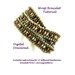 2 Hole Bead Tutorial for Wrap Bracelet, Dangle Earrings, and More