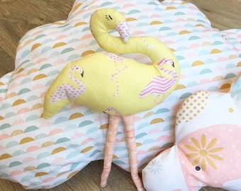 Stuffed plush Flamingo fabric